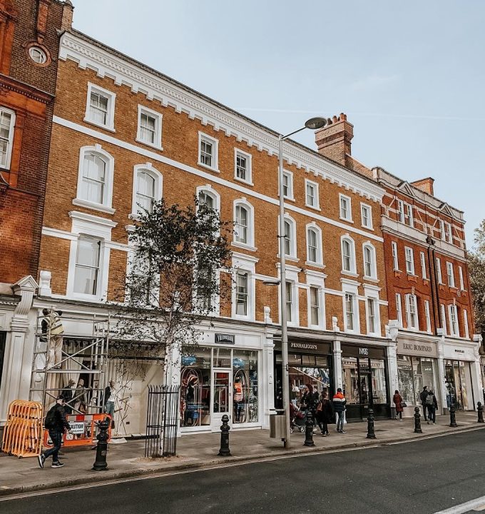 row of terrace houses in London