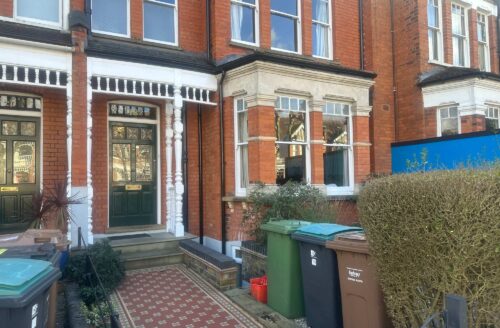Front elevation of a Victorian terraced property in London for a party wall case study