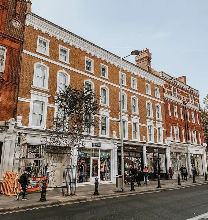 row of terrace houses in London